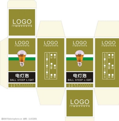 電燈包裝盒設(shè)計 素材與模型的藝術(shù)結(jié)合
